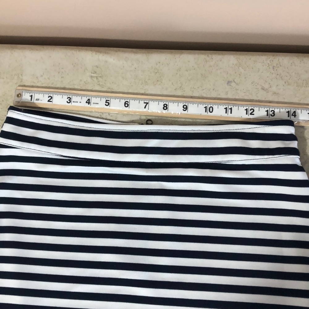 Annabella Striped Mini Skirt Large - Picture 5 of 6